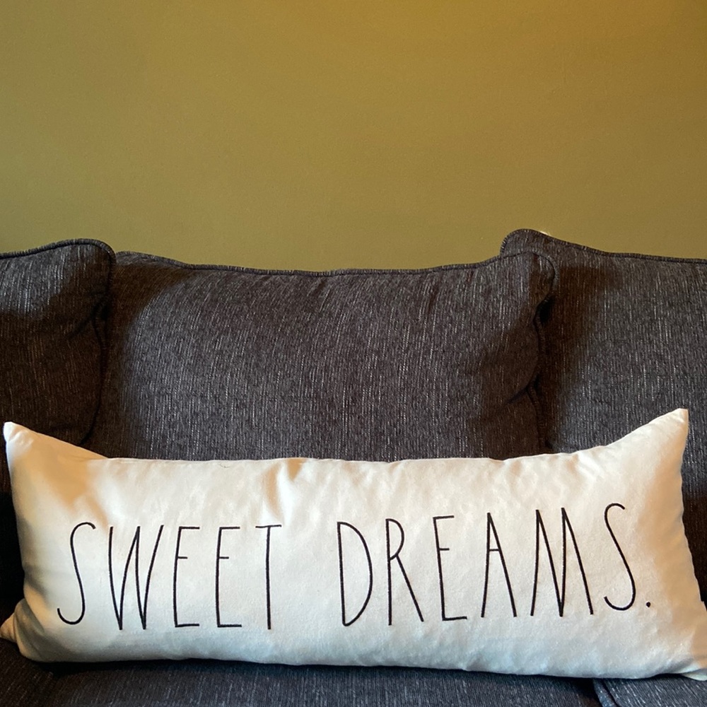 Rae Dunn long pillow